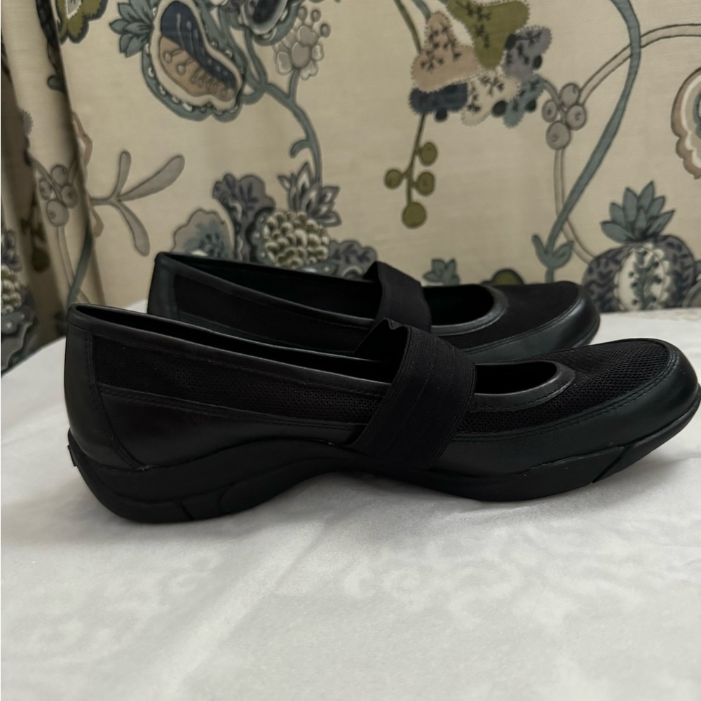 Anne Klein Sport Black Slip On Elastic Strap Mary Jane Loafers Size 7.5 M - Picture 6 of 9